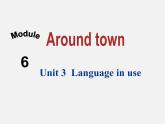 四川省华蓥市明月镇七年级英语下册 Module 6 Around town Unit 3 Language in use课件