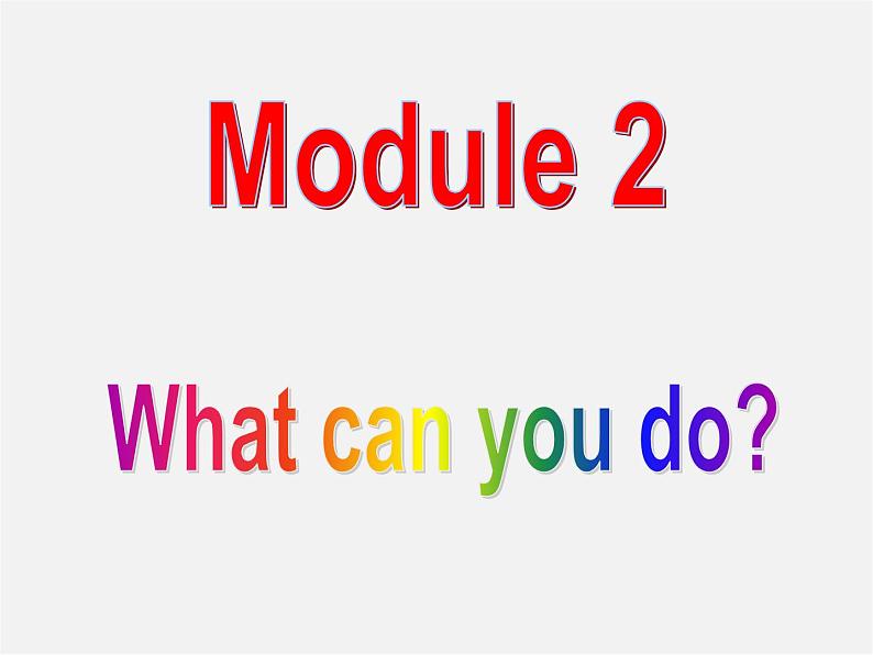 七年级英语下册 Module 2 What can you do Unit 3 Language in use课件第1页