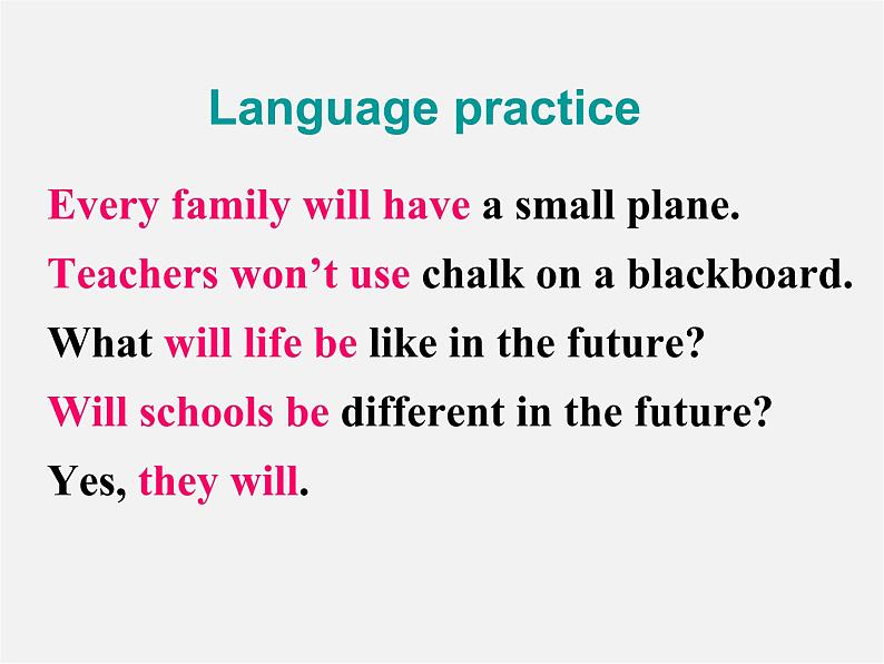 四川省华蓥市明月镇七年级英语下册 Module 4 Life in the future Unit 3 Language in use课件03