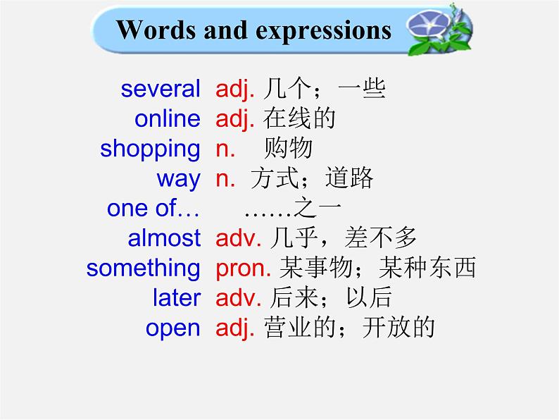 天津市宁河县造甲城中学七年级英语下册 Module 5 Unit 2 You can buy everything on the Internet课件第6页