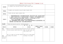 初中外研版 (新标准)Unit 3 Language in use教案