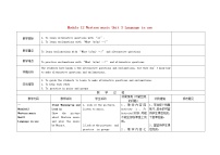 2020-2021学年Module 12 Western musicUnit 3 Language in use教学设计及反思