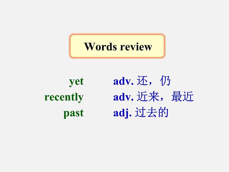 江苏省宿迁市泗洪县育才实验学校八年级英语下册 Unit 1 Past and Present P3 Grammar课件02