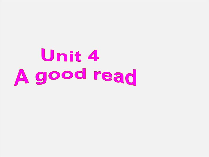 江苏省盐城市永丰初级中学八年级英语下册 Unit 4 A good read Reading I课件第1页