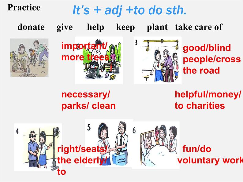 江苏省永丰县初级中学八年级英语下册 Unit 6 Sunshine for all Grammar 1课件06