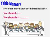 江苏省永丰县初级中学八年级英语下册 Unit 5 Good manners Task课件