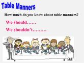 江蘇省永豐縣初級中學八年級英語下冊 Unit 5 Good manners Task課件