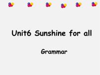 牛津译林版八年级下册Grammar课文内容ppt课件