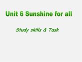 江苏省东海县横沟中学八年级英语下册 Unit 6 Sunshine for all Study skills & Task课件