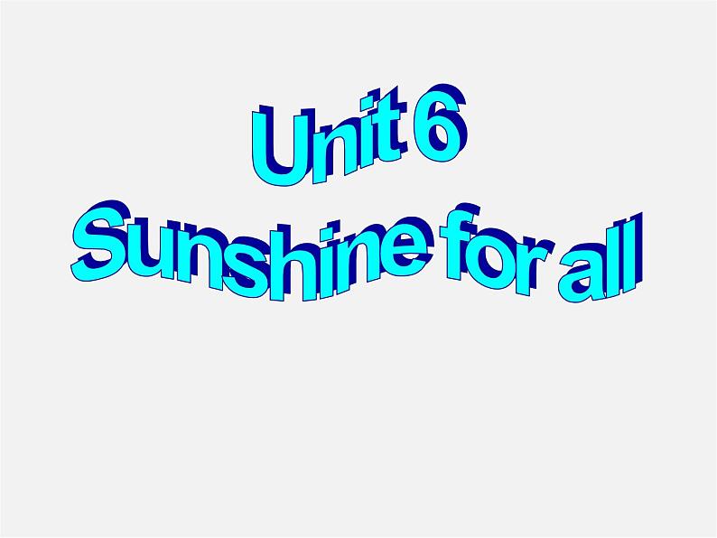 江苏省永丰初级中学八年级英语下册《Unit 6 Sunshine for all Task》课件第1页