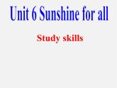 江苏省永丰初级中学八年级英语下册 Unit 6 Sunshine for all study skills课件