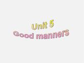 江苏省盐城市永丰初级中学八年级英语下册 Unit 5 Good manners Grammar课件