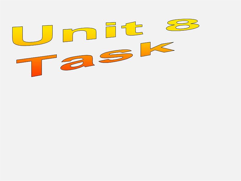 江苏省永丰初级中学八年级英语下册 Unit 8 A green world Task课件1第1页