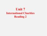 八年级英语下册 8B Unit7 International charities Reading课件