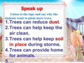 江苏省溧水县孔镇中学八年级英语下册 Unit 8 A green world Speak up & Study skills课件