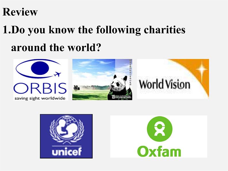 江苏省永丰初级中学八年级英语下册《Unit 7 International charities Reading 1》课件02