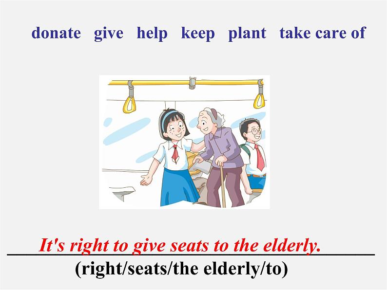 江苏省永丰初级中学八年级英语下册《Unit 6 Sunshine for all Grammar》课件第8页