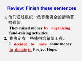 江蘇省鹽城市永豐初級中學(xué)八年級英語下冊 Unit 7 International charities Task課件