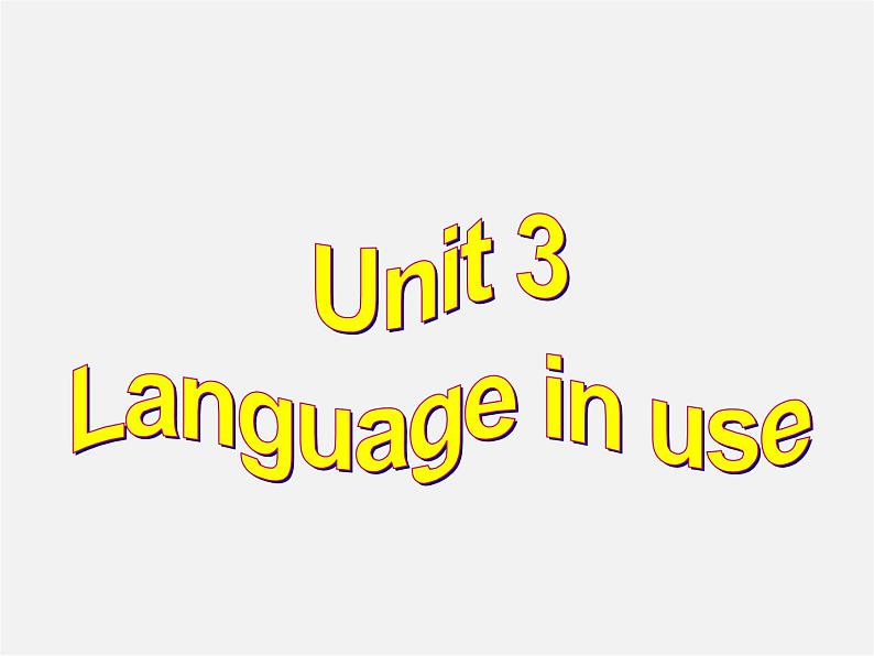 广东省惠东县惠东中学九年级英语上册 Module 11 Unit 3 Language in use教学课件第3页