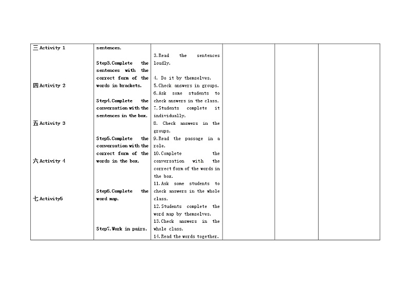 四川省华蓥市明月镇小学八年级英语上册 Module 4 Unit 3 Language in use教案02