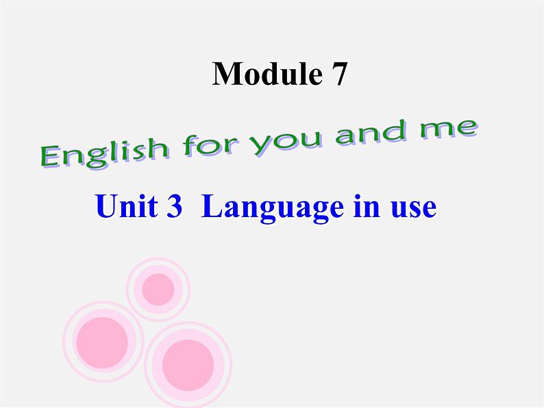 内蒙古乌兰浩特市第十二中学九年级英语下册《Module 7 Unit 3 Language in use》课件第1页