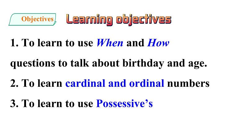 人教新目标七年级上册英语--Unit 8 When is your birthday_ SectionA Grammar focus-3c课件PPT02