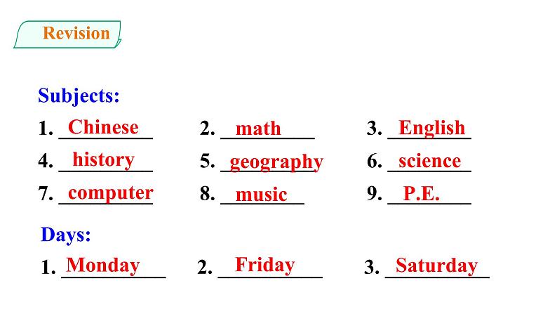 Unit 9 My favorite subject is science. SectionB(1a-1e)课件第5页