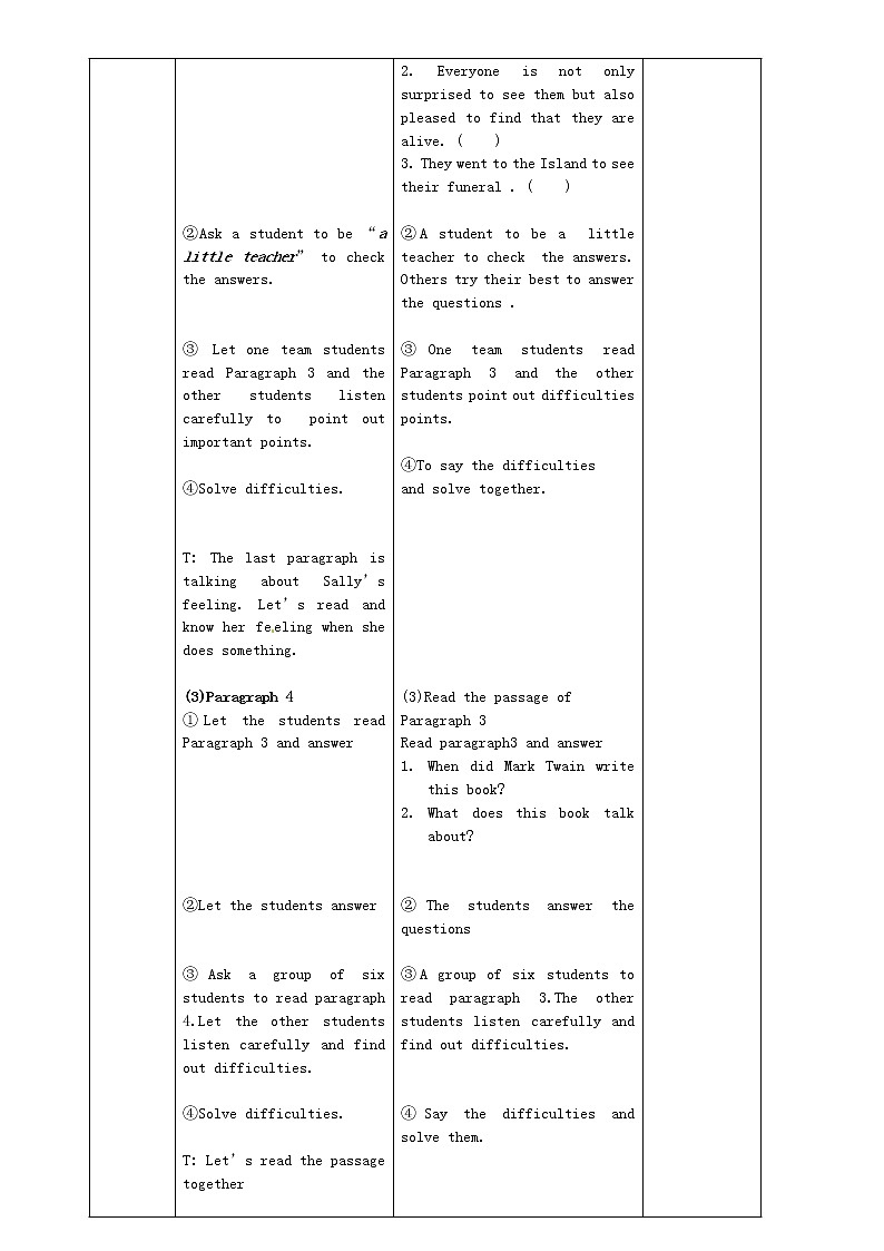 广东省惠东县教育教学研究室九年级英语上册 Module 7 Unit 2 It is still read and loved教案第3页
