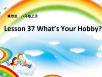 初中冀教版Lesson 37 What’s Your Hobby ?课文配套课件ppt