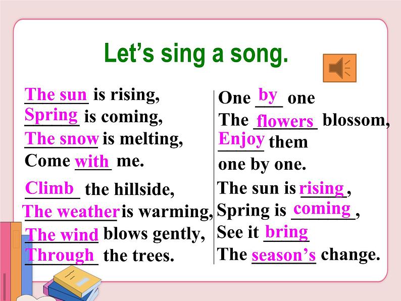冀教版英语八年级下册  Unit 1 Spring is coming!  lesson 3【课件+教案+音频】07