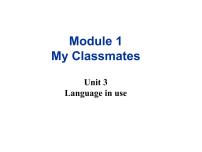 初中英语外研版 (新标准)七年级上册Unit 3 Language in use.教学ppt课件