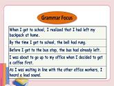 人教版英语九年级下册 Unit 12 Life is full of the unexpected Section A Grammar Focus-4c【课件+音频】
