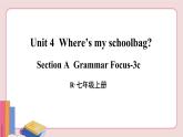 人教版英语七年级上册 Unit 4  第2课时（Section A Grammar Focus-3c）【课件+音频】