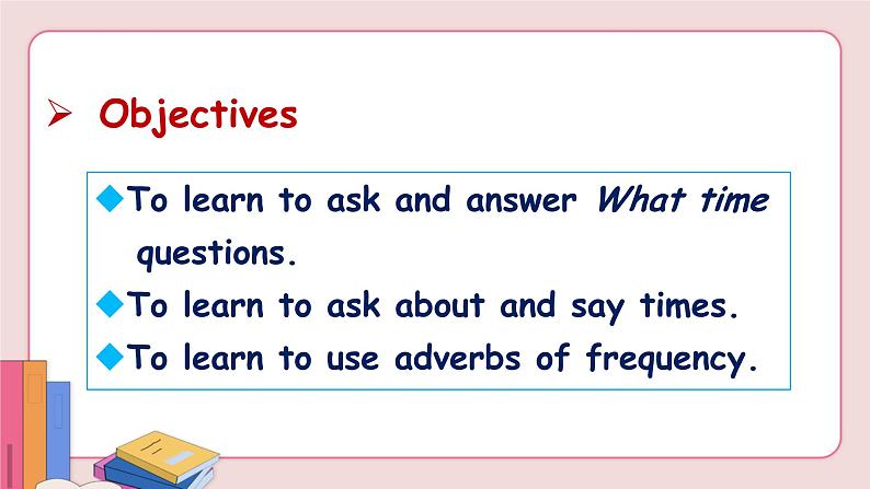 人教版英语七年级下册 Unit 2 What time do you go to school Section A Grammar Focus-3c【课件+音频】02