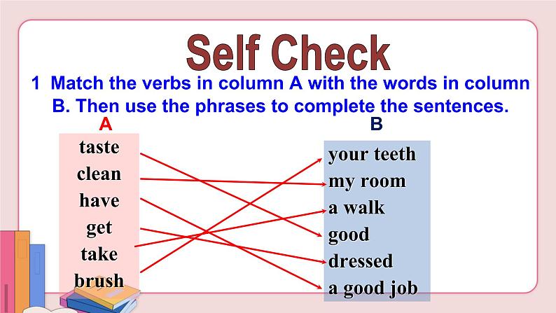 Unit 2 What time do you go to school Section B 3a-Self Check第8页