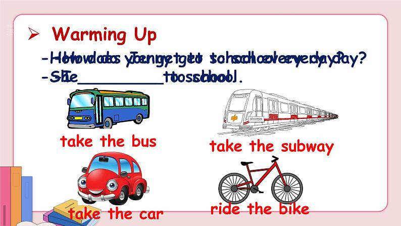 Unit 3 How do you get to school Section A Grammar Focus-3c第3页