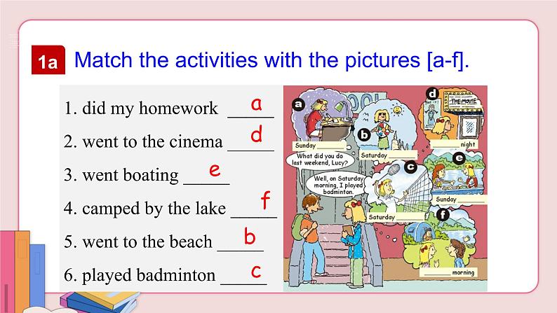 Unit 12 What did you do last weekend Section A 1a-1c第8页