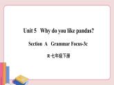 人教版英语七年级下册 Unit 5  第2课时（Section A Grammar Focus-3c）【课件+音频】