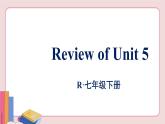 人教版英语七年级下册 Review of Unit 5课件PPT