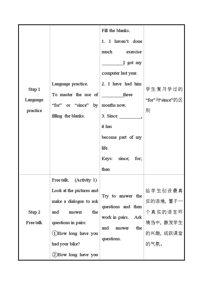外研版英语 八年级下册 Module 4 Unit 3 Language in use  教案02