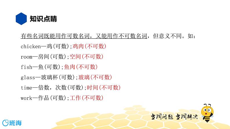 英语七年级【知识精讲】4.名词(1)名词的数 课件06