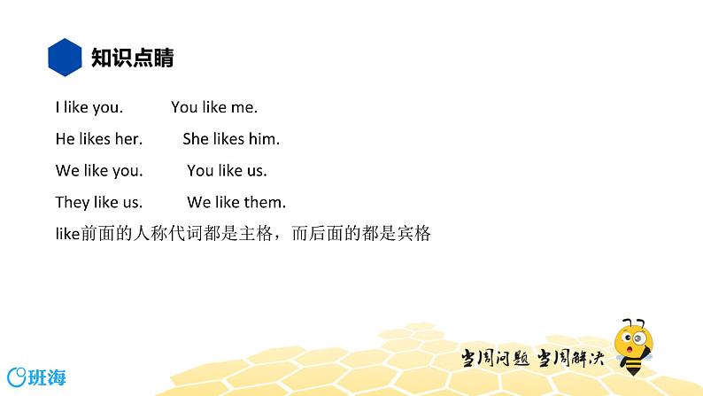 英语七年级【知识精讲】10.代词(1)人称代词 课件06