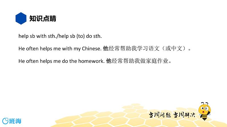 英语七年级【知识精讲】17.翻译题(1)翻译 课件06