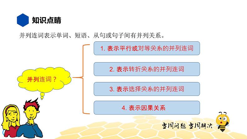 英语九年级【知识精讲】3.连词(1)连词 课件03