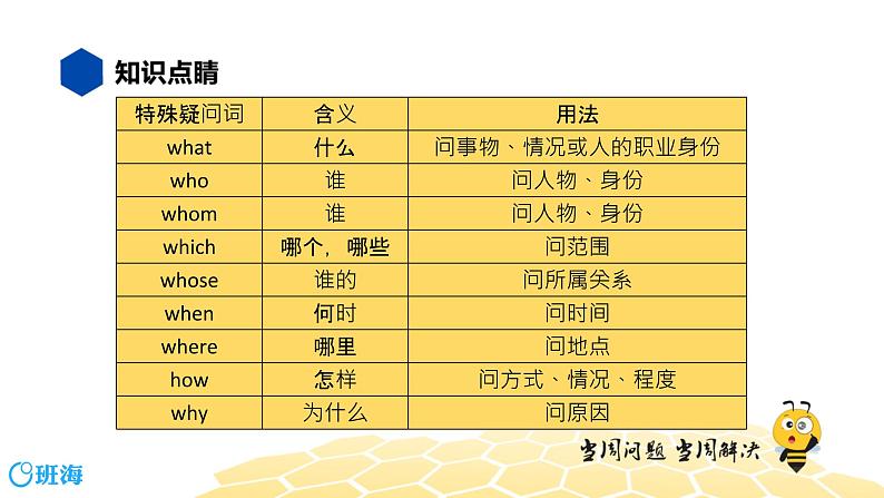 英语九年级【知识精讲】13.句法(14)特殊疑问句 课件07