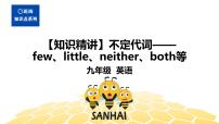 英语九年级【知识精讲】11.代词(5)不定代词——few、little、neither、both等 课件