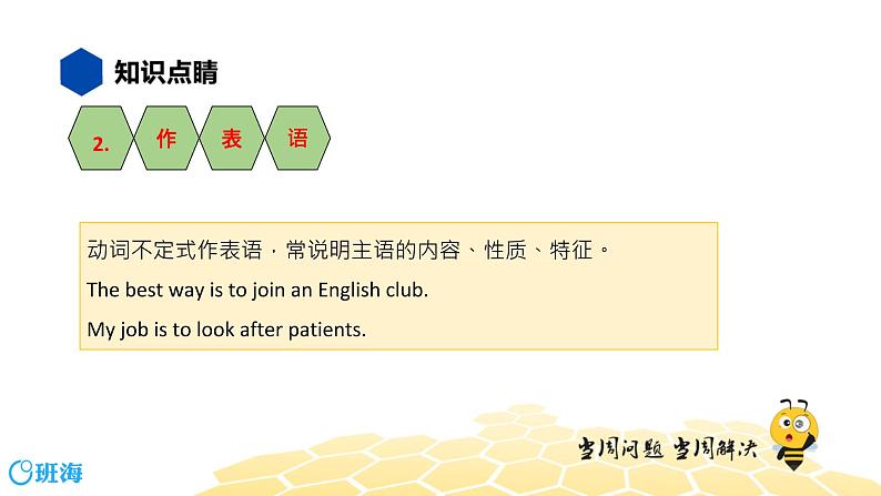 英语九年级【知识精讲】9.非谓语动词(1)动词不定式 课件06