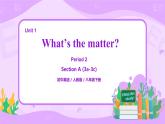 Unit1 What's the matter Section A（第2课时）课件（送教案练习）