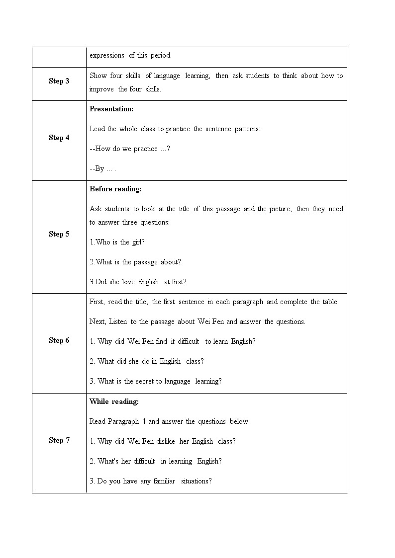 Unit 1 Section A 3a-4c课件+全英教案+课前预习+课后练习+音频02