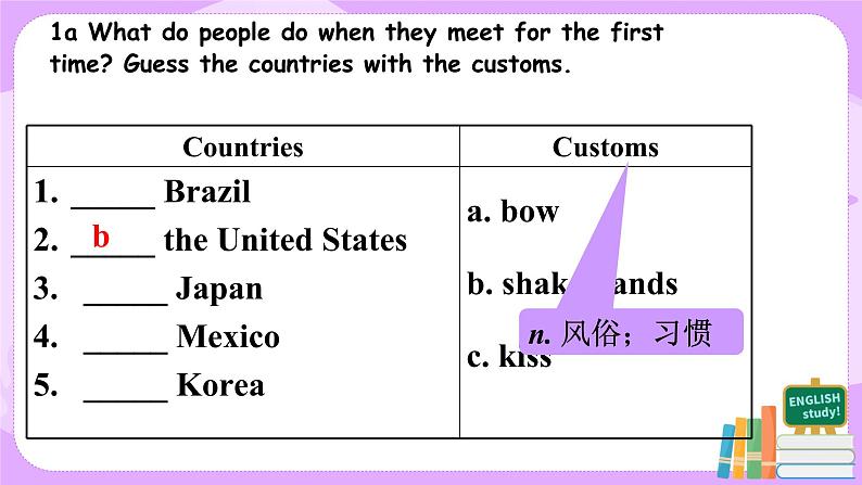 Section A 1a-1d第6页